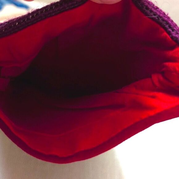 Handmade Wool Needlepoint Angel Christmas Stocking Cotton Velvet Backing Vintage - Picture 8 of 11